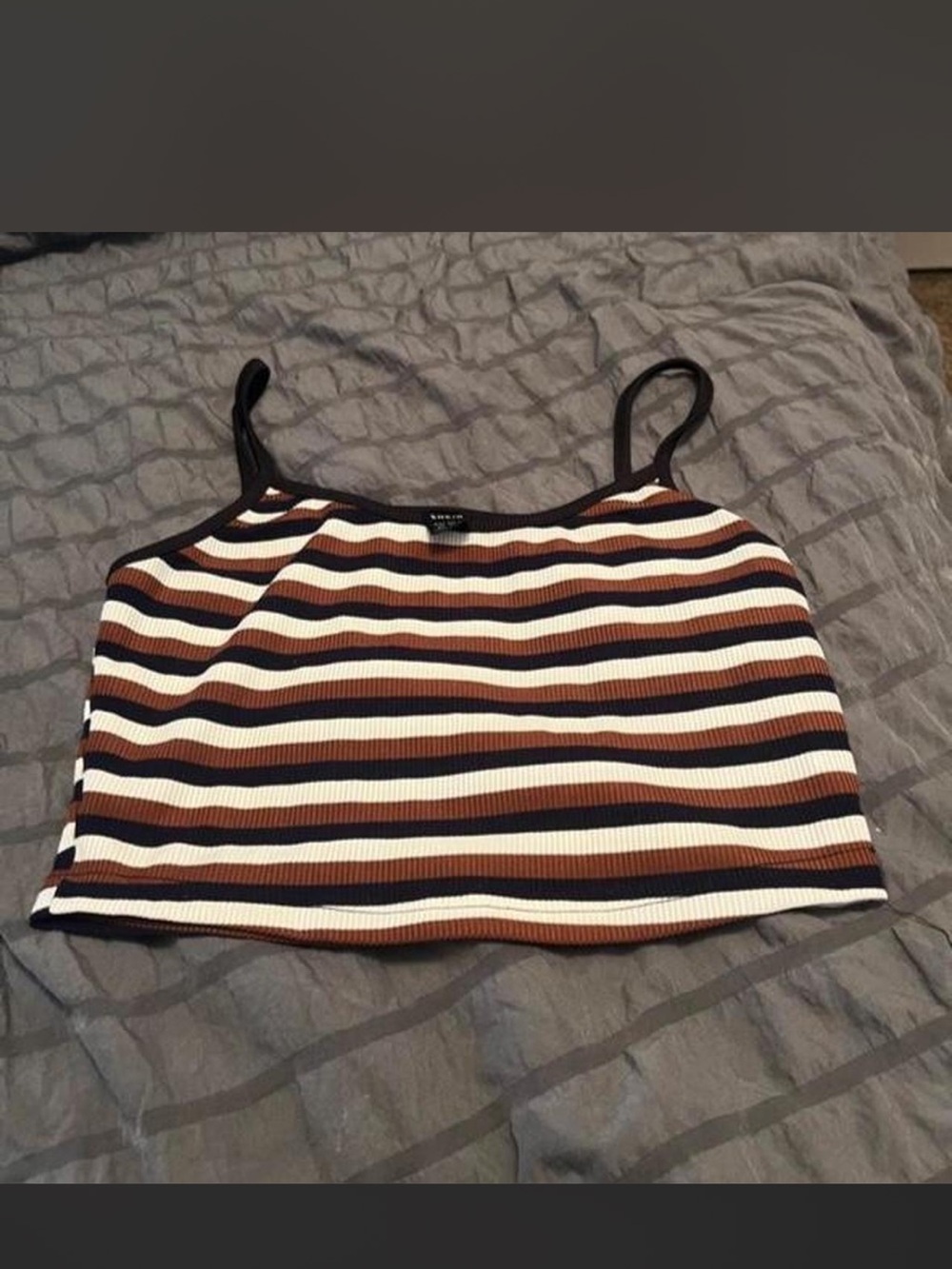 Striped crop top